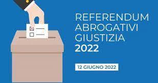 REFERENDUM 12 GIUGNO 2022