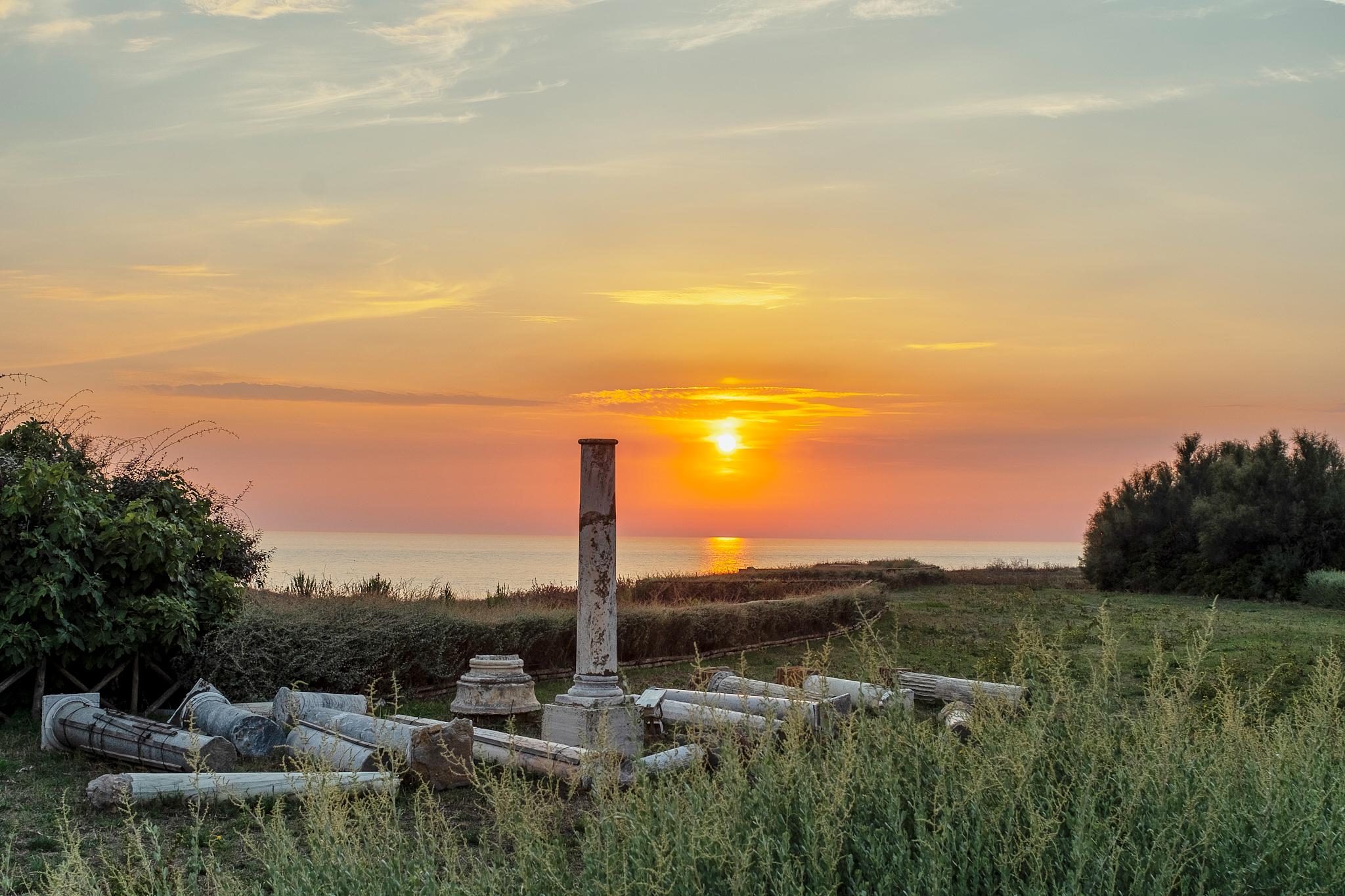 Tramonto dalla Villa imperiale (Foto, gentile concessione Mauro Salvemini)