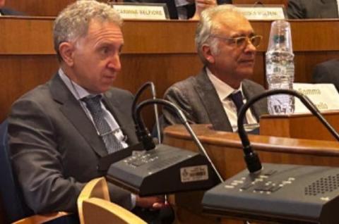 Il sindaco Lo Fazio e l'assessore Somma