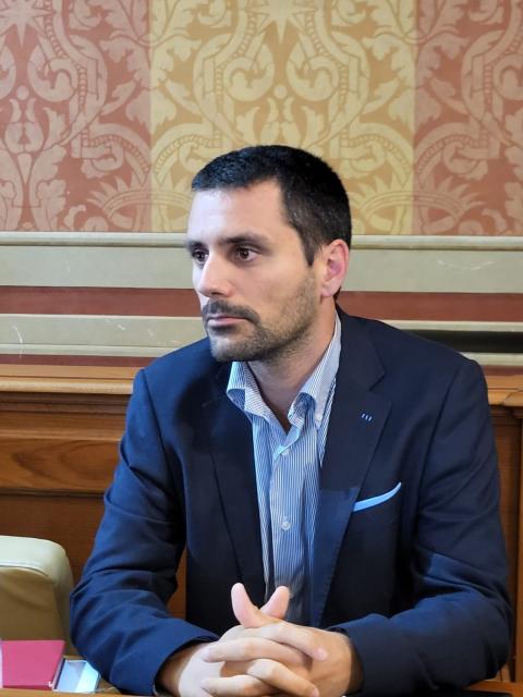 L'assessore Luca Brignone