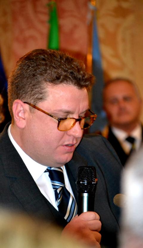 Il presidente del consiglio comunale, Gabriele Federici