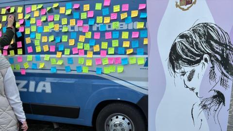 Il camper della Polizia di Stato