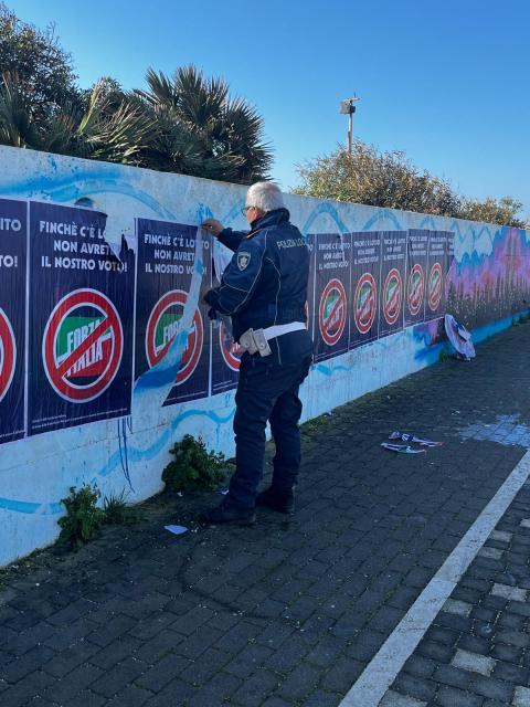 L'intervento della polizia locale