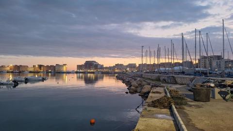 Una veduta del porto
