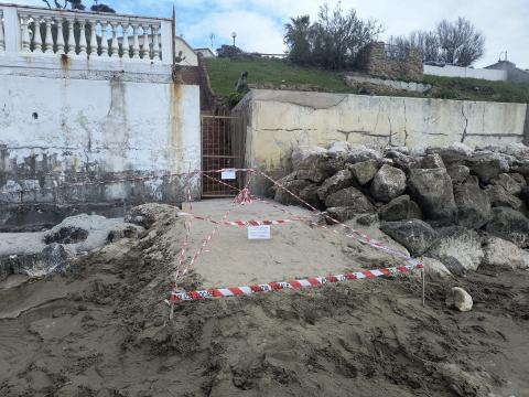 La rampa sequestrata ad Anzio Colonia