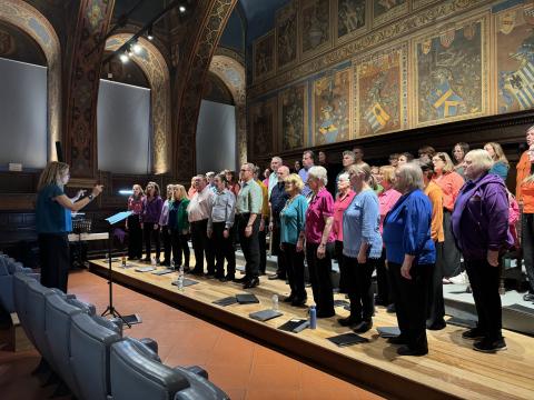 Il coro Great Bowden Recital Trust.