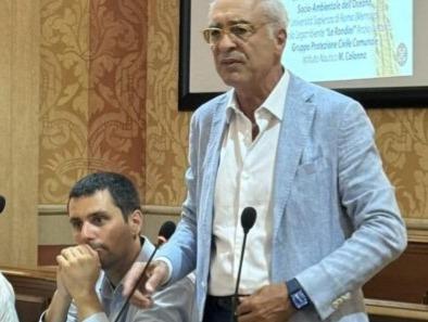 Il sindaco Lo Fazio (a destra) con l'assessore Brignone