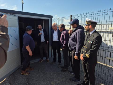 L'apertura dell'ecoisola al porto di Anzio