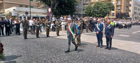 Un momento della cerimonia