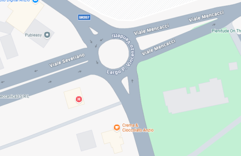 La chiusura in via Roma
