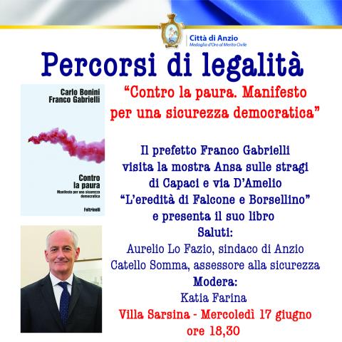 La card social dell'evento 