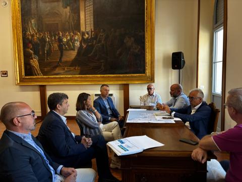 L'incontro con i vertici di Acqualatina