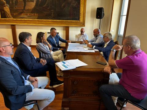 L'incontro con i vertici di Acqualatina