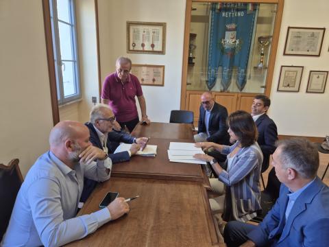 L'incontro con i vertici di Acqualatina