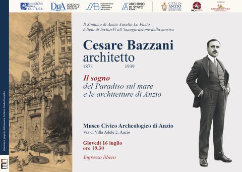 L'invito all'inaugurazione della mostra