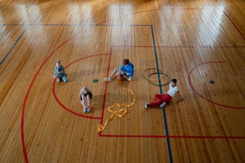 Bambini in palestra