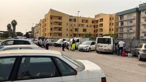 L'operazione in viale Europa