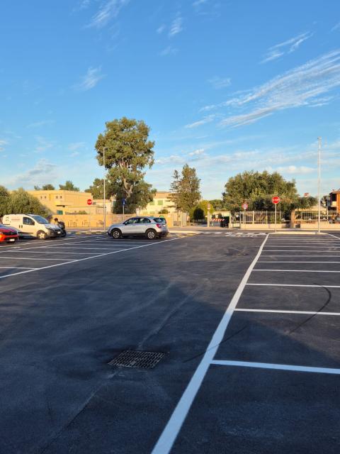 L'area di parcheggio