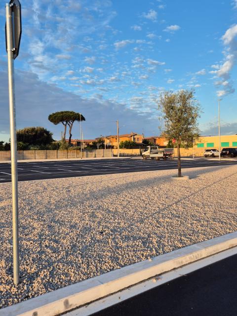 L'area di parcheggio