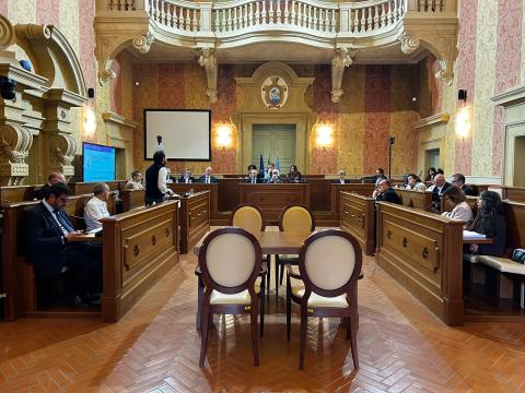 L'aula consiliare