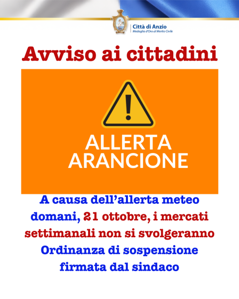 La card sulla sospensione dei mercati