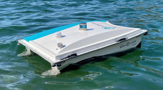 Il drone per la pulizia del mare 