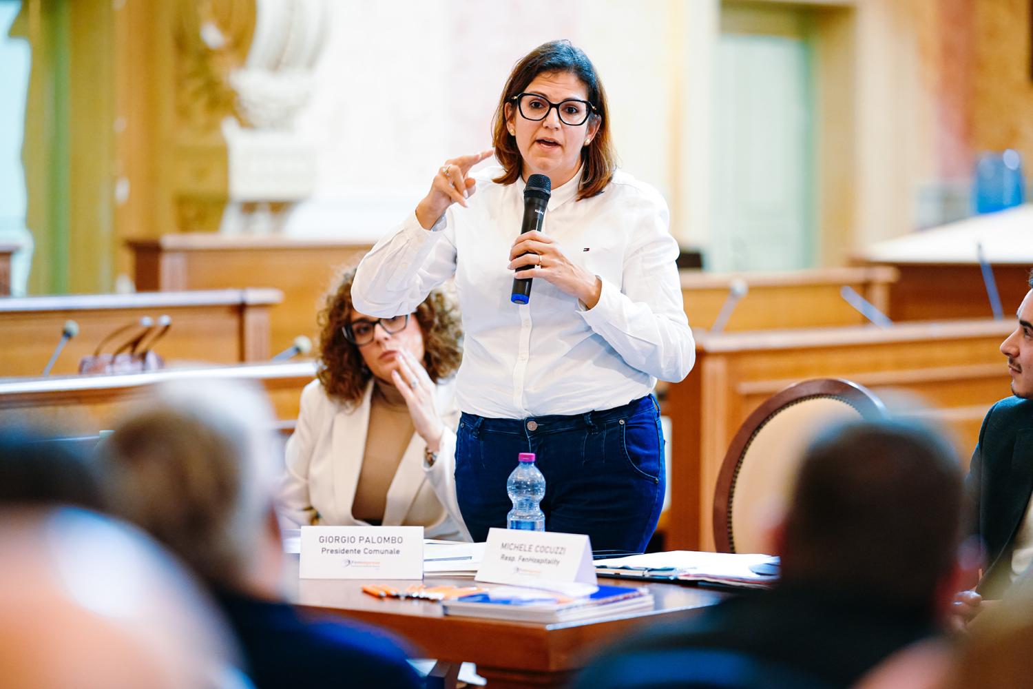 L'assessore Valentina Corrado 