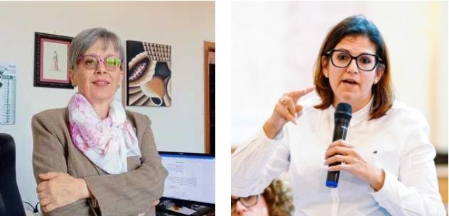 Le assessore Pollastrini (a sinistra) e Corrado