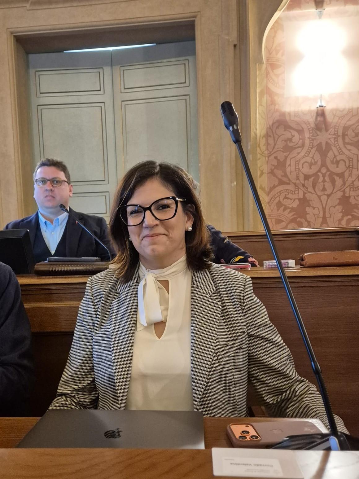 L'assessore Valentina Corrado