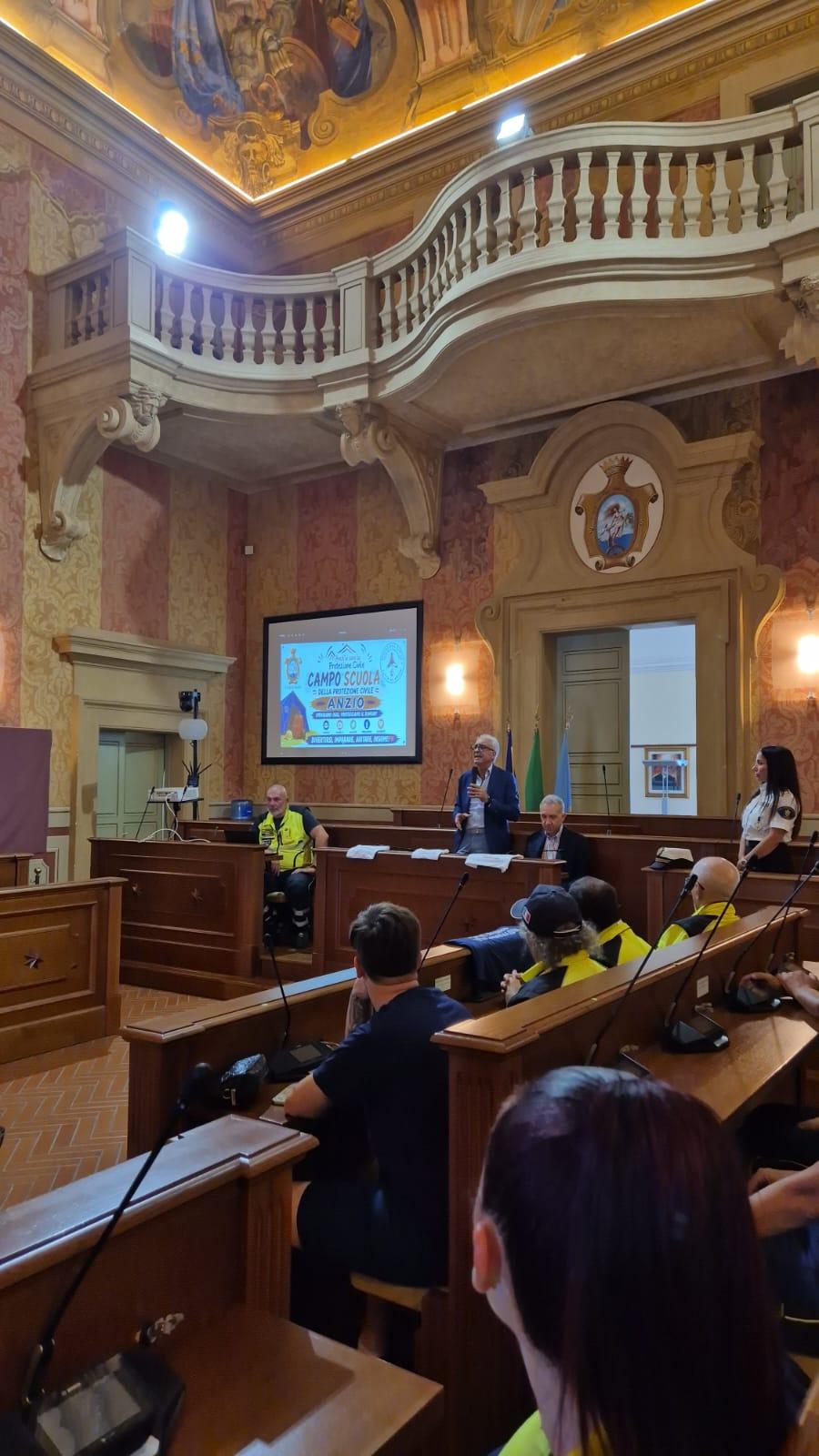 L'intervento del sindaco